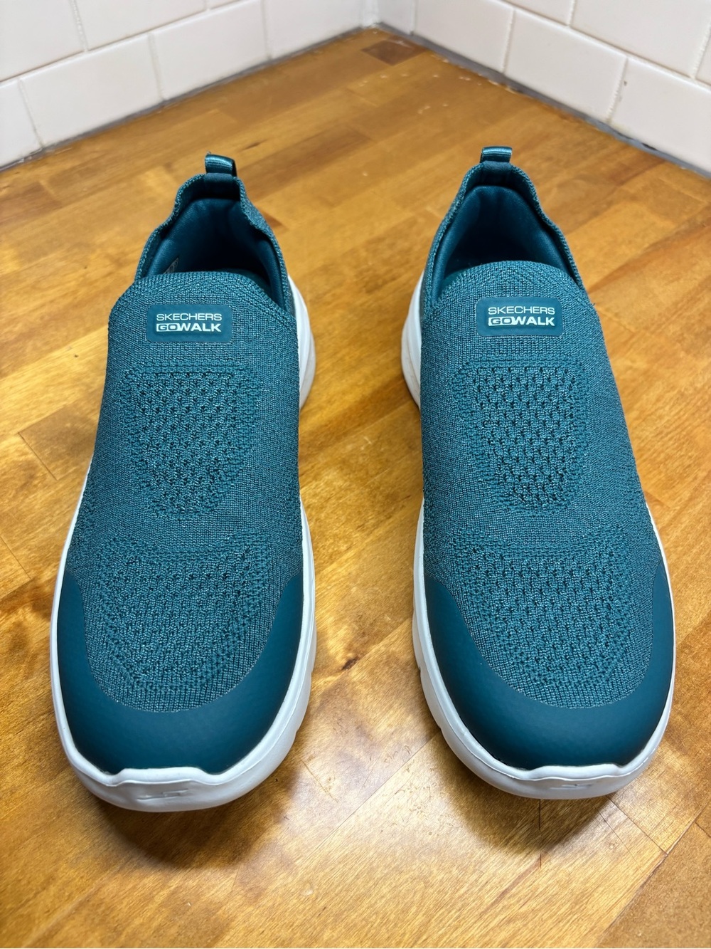 Skechers GO WALK Flex Talli Teal Slip On Walking Shoes Women’s 8